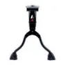 Hebie Rex Dubbel Centralställ, Black, One Size