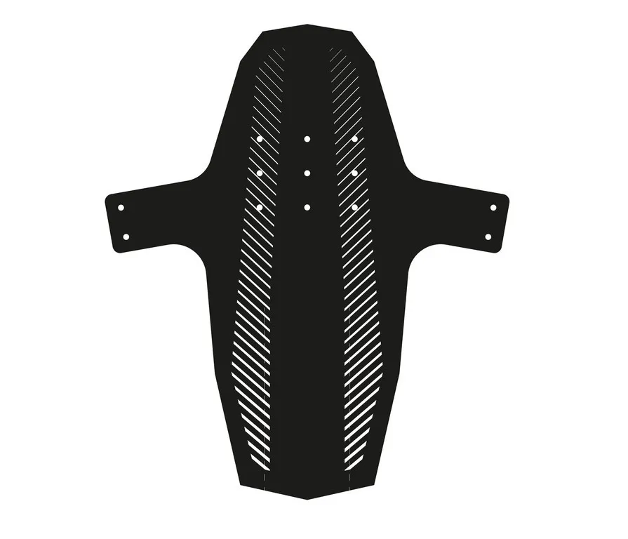 Hebie Skärm till MTB framgafflar 26-29"Svart/vit (Swap), Svart