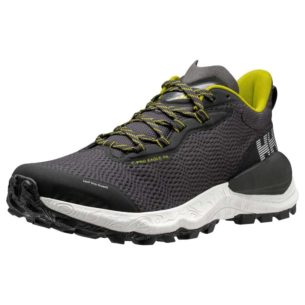 Helly Hansen Cush Pro Eagle Trailskor male, Black / sweet lime
