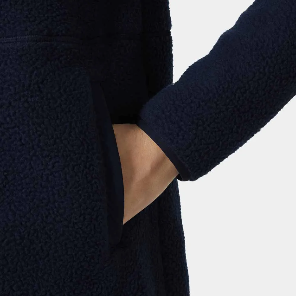 Helly Hansen Imperial Long Pile 2.0 Fleecejacka Med Dragkedja, Navy