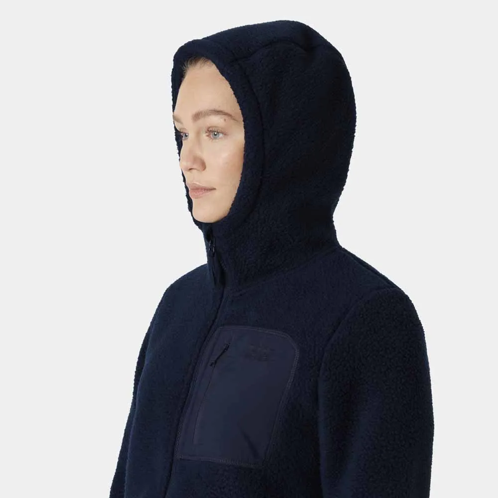 Helly Hansen Imperial Long Pile 2.0 Fleecejacka Med Dragkedja, Navy