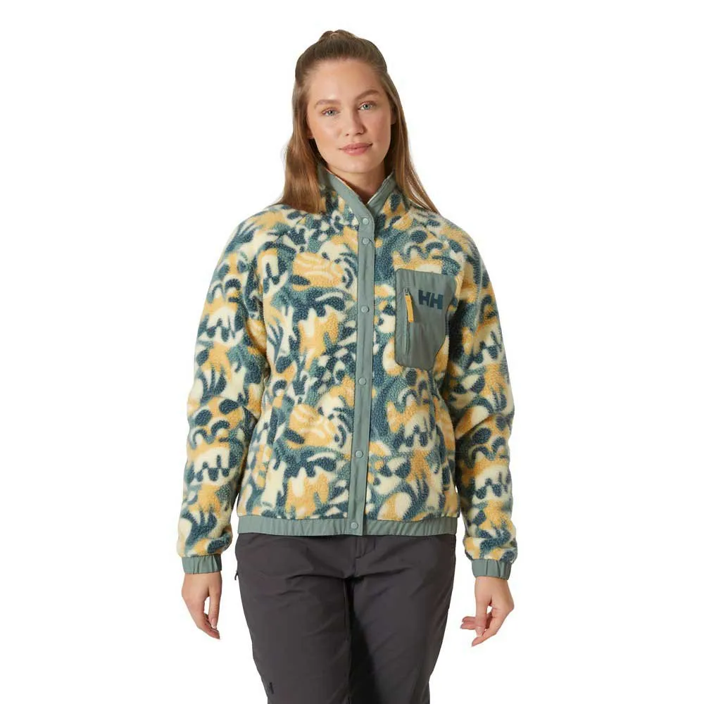 Helly Hansen Imperial Printed Pile Snap Fleecejacka Med Dragkedja