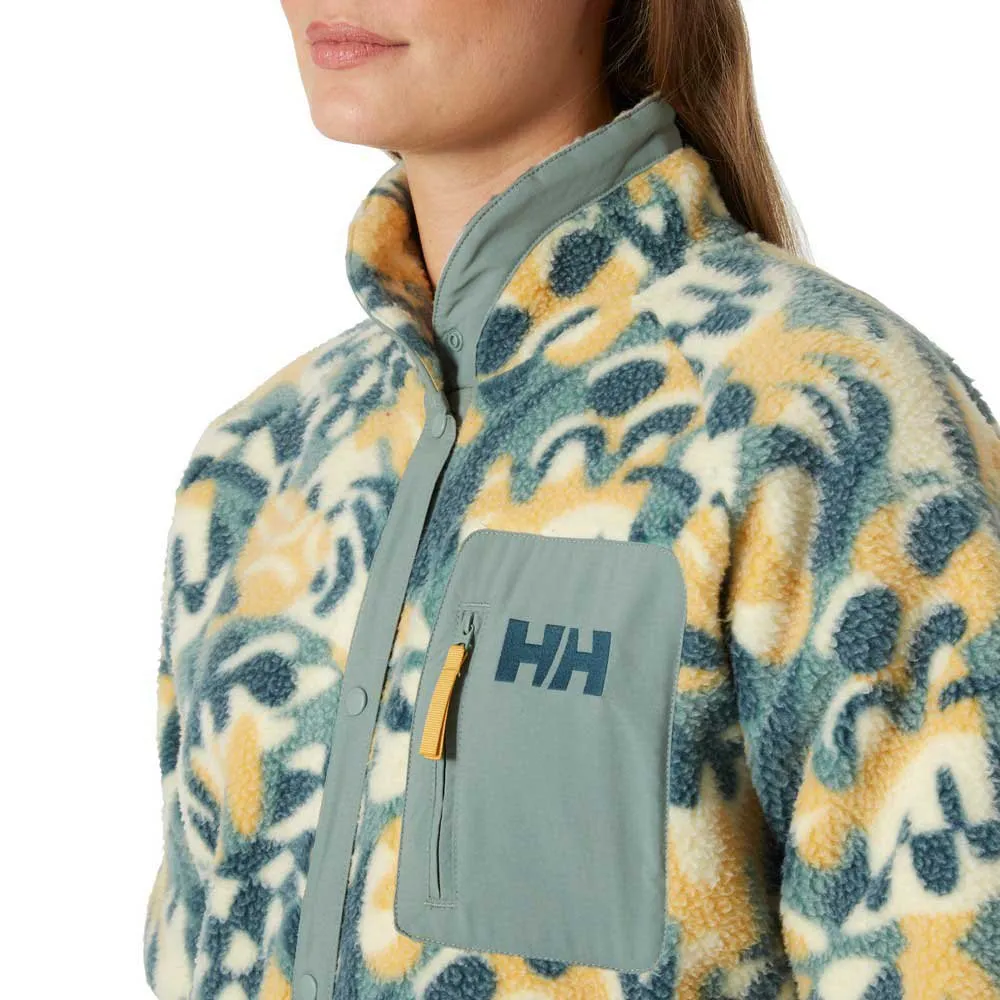 Helly Hansen Imperial Printed Pile Snap Fleecejacka Med Dragkedja
