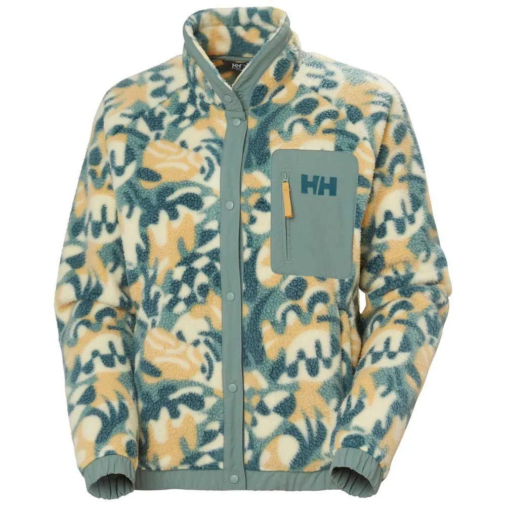 Helly Hansen Imperial Printed Pile Snap Fleecejacka Med Dragkedja