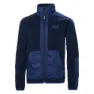 Helly Hansen Junior Marka Fleece Fleecejacka Med Dragkedja, Navy, 8Y