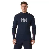 Helly Hansen Lifa Merino Midweight Logo T-shirt Med Lång ärm Helly Hansen Lifa Merino Midweight Logo T-shirt Med Lång ärm