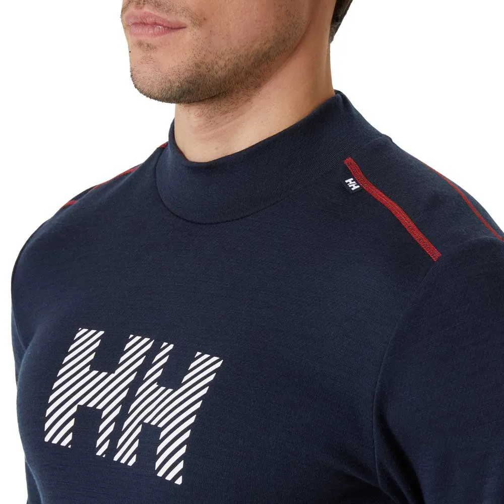 Helly Hansen Lifa Merino Midweight Logo T-shirt Med Lång ärm