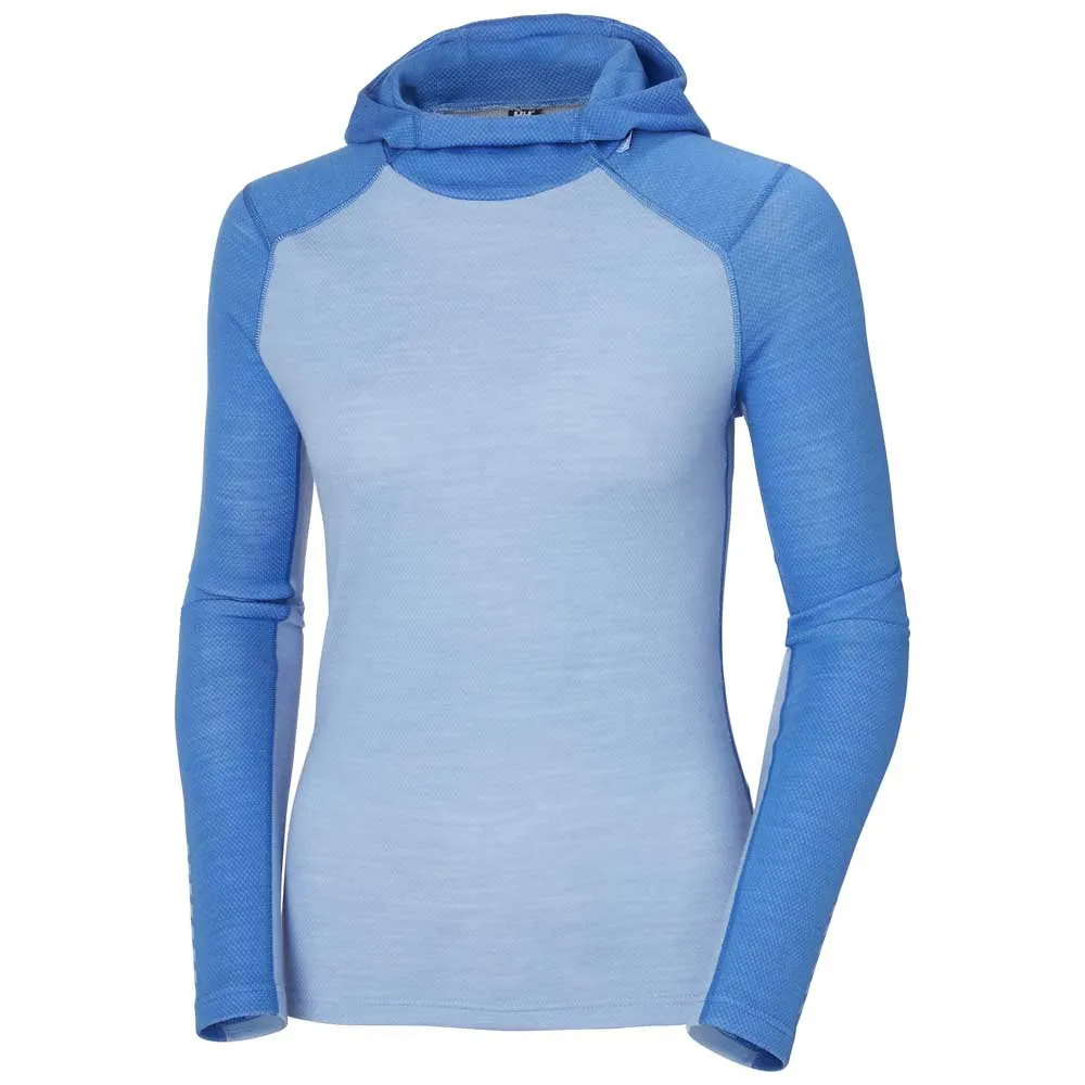 Helly Hansen Lifa Merino Midweight Tröja Med Huva, Bright blue Helly Hansen Lifa Merino Midweight Tröja Med Huva, Bright blue