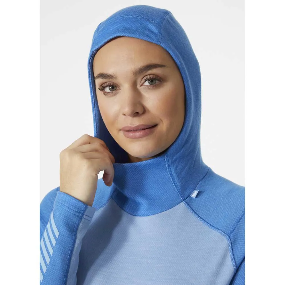 Helly Hansen Lifa Merino Midweight Tröja Med Huva, Bright blue Helly Hansen Lifa Merino Midweight Tröja Med Huva, Bright blue