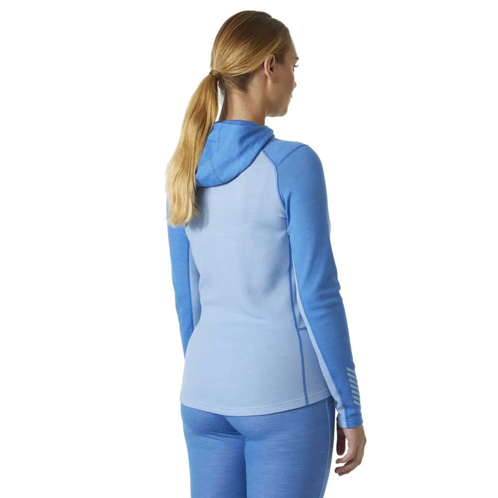 Helly Hansen Lifa Merino Midweight Tröja Med Huva, Bright blue Helly Hansen Lifa Merino Midweight Tröja Med Huva, Bright blue