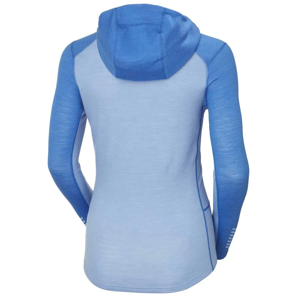 Helly Hansen Lifa Merino Midweight Tröja Med Huva, Bright blue Helly Hansen Lifa Merino Midweight Tröja Med Huva, Bright blue