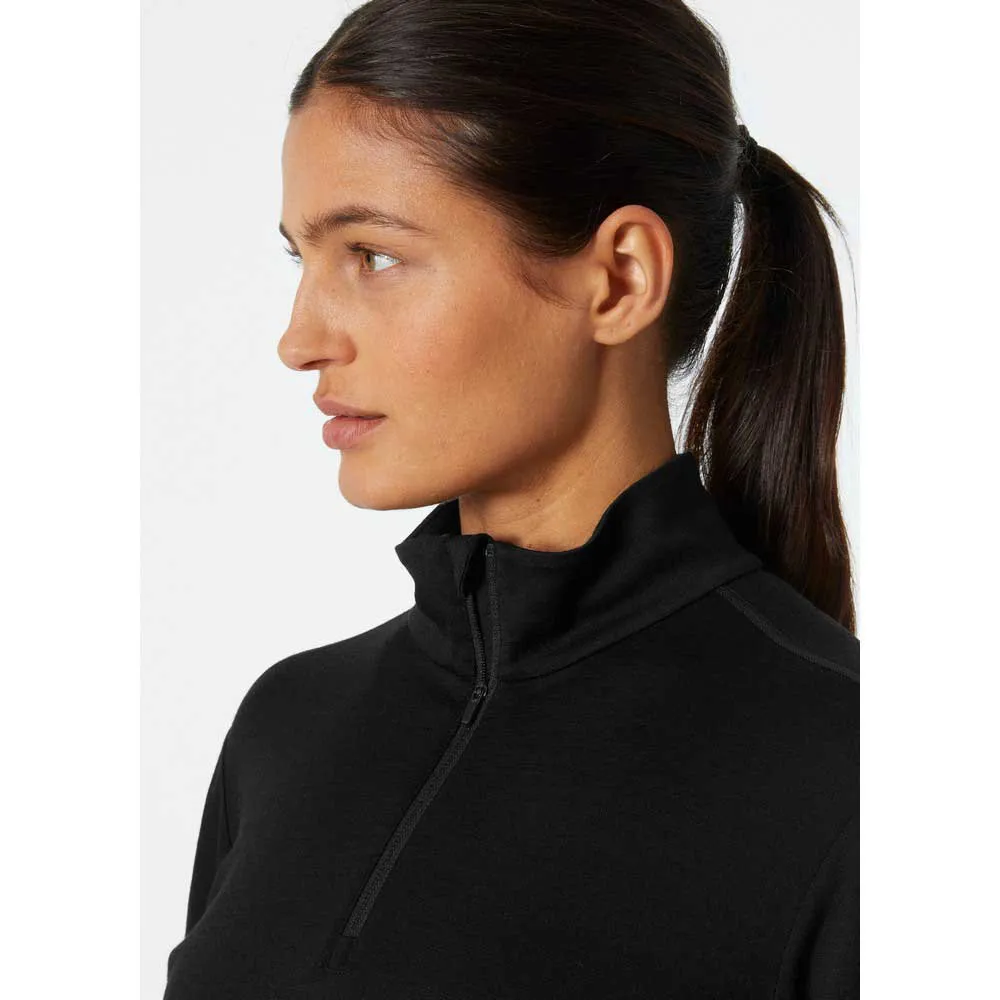 Helly Hansen Merino Långärmad Baslager, Black