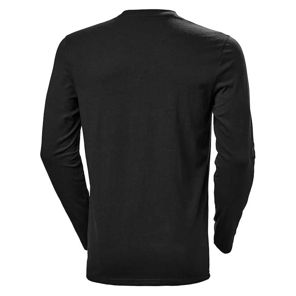 Helly Hansen Nord Graphic T-shirt Med Lång ärm, Ebony Helly Hansen Nord Graphic T-shirt Med Lång ärm, Ebony