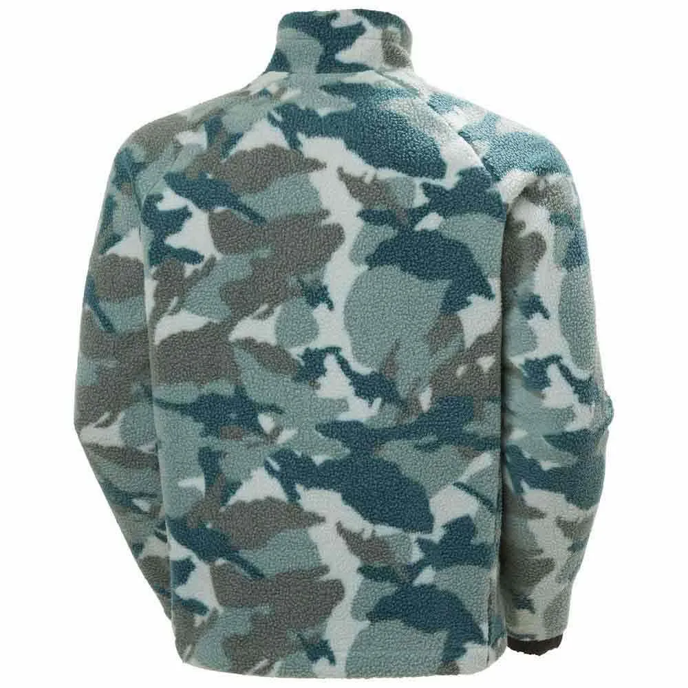 Helly Hansen Panorama Printed Pile Snap Fleecejacka Med Dragkedja