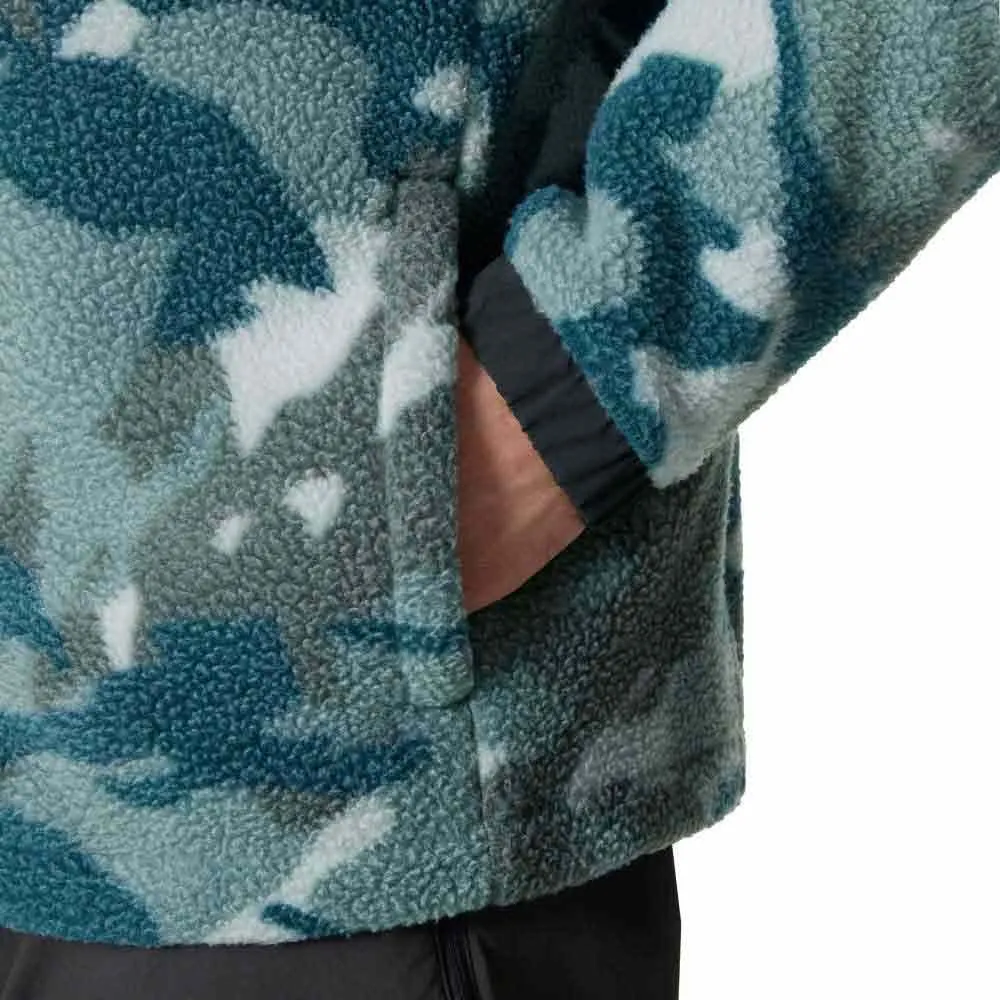 Helly Hansen Panorama Printed Pile Snap Fleecejacka Med Dragkedja