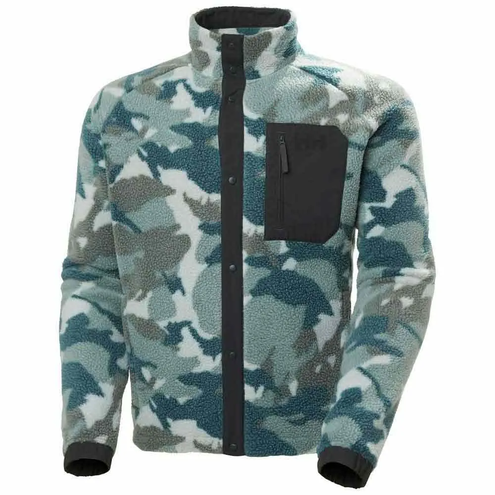 Helly Hansen Panorama Printed Pile Snap Fleecejacka Med Dragkedja