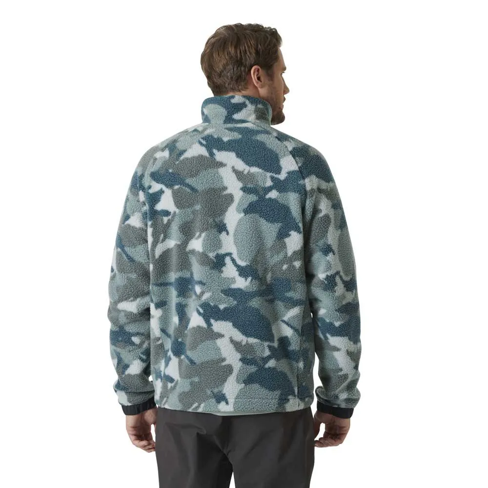 Helly Hansen Panorama Printed Pile Snap Fleecejacka Med Dragkedja