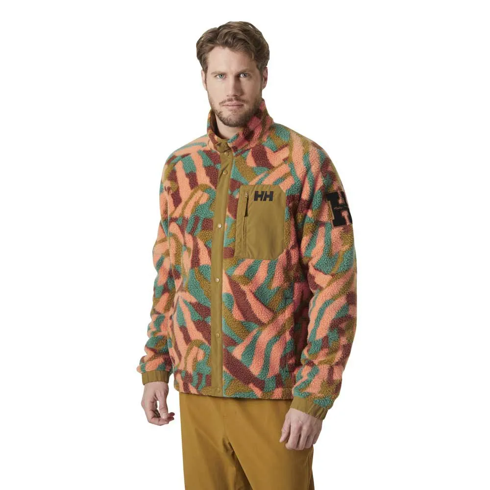 Helly Hansen Panorama Printed Pile Snap Fleecejacka Med Dragkedja Helly Hansen Panorama Printed Pile Snap Fleecejacka Med Dragkedja