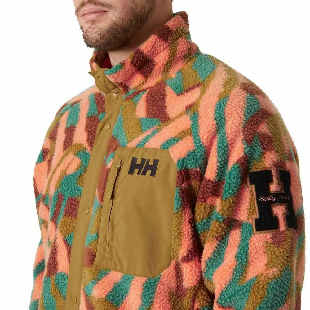 Helly Hansen Panorama Printed Pile Snap Fleecejacka Med Dragkedja Helly Hansen Panorama Printed Pile Snap Fleecejacka Med Dragkedja