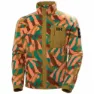 Helly Hansen Panorama Printed Pile Snap Fleecejacka Med Dragkedja