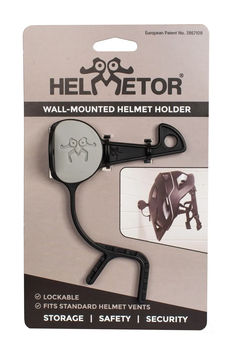 Helmetor Hjälm Väggfäste, Rosa