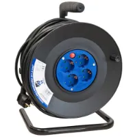 Hepoluz H05vv-f 4 Outlets With Circuit Breaker 50 M Kabeltrumma Hepoluz H05vv-f 4 Outlets With Circuit Breaker 50 M Kabeltrumma