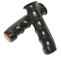 Herrmans Handtag set, svarta med reflex Herrmans Handtag set, svarta med reflex