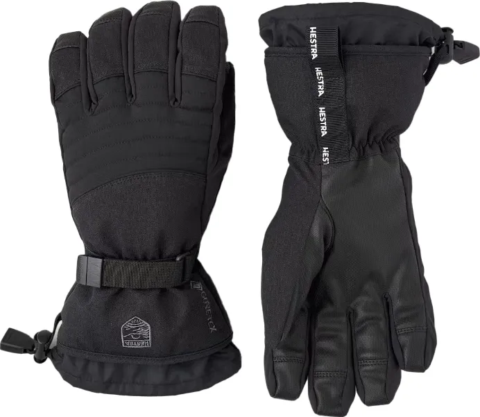 Hestra GORE-TEX Perform 5 Finger, Black/Black Hestra GORE-TEX Perform 5 Finger, Black/Black