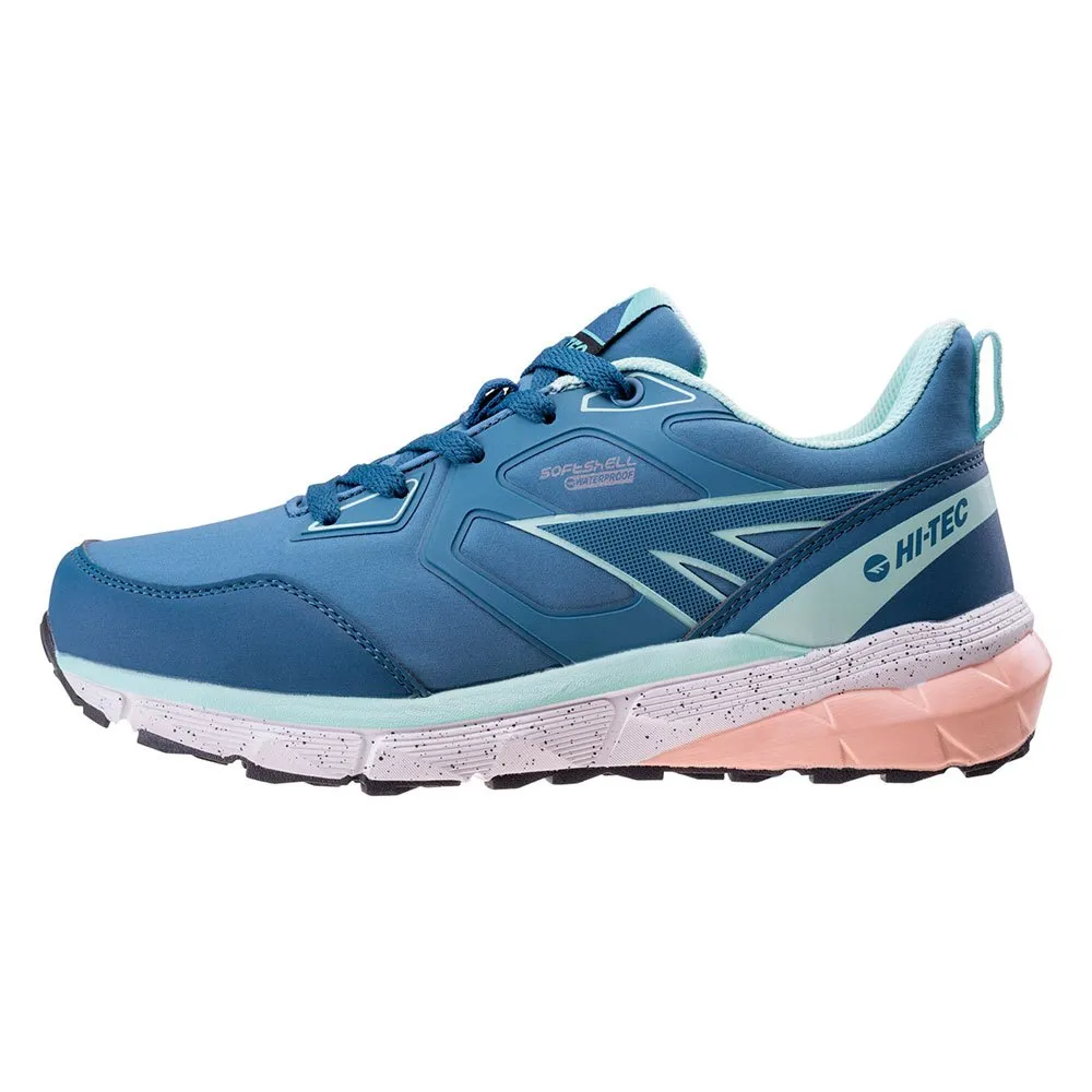 Hi-tec Bario Wp Vandringsskor, Smoke blue / mint / coral