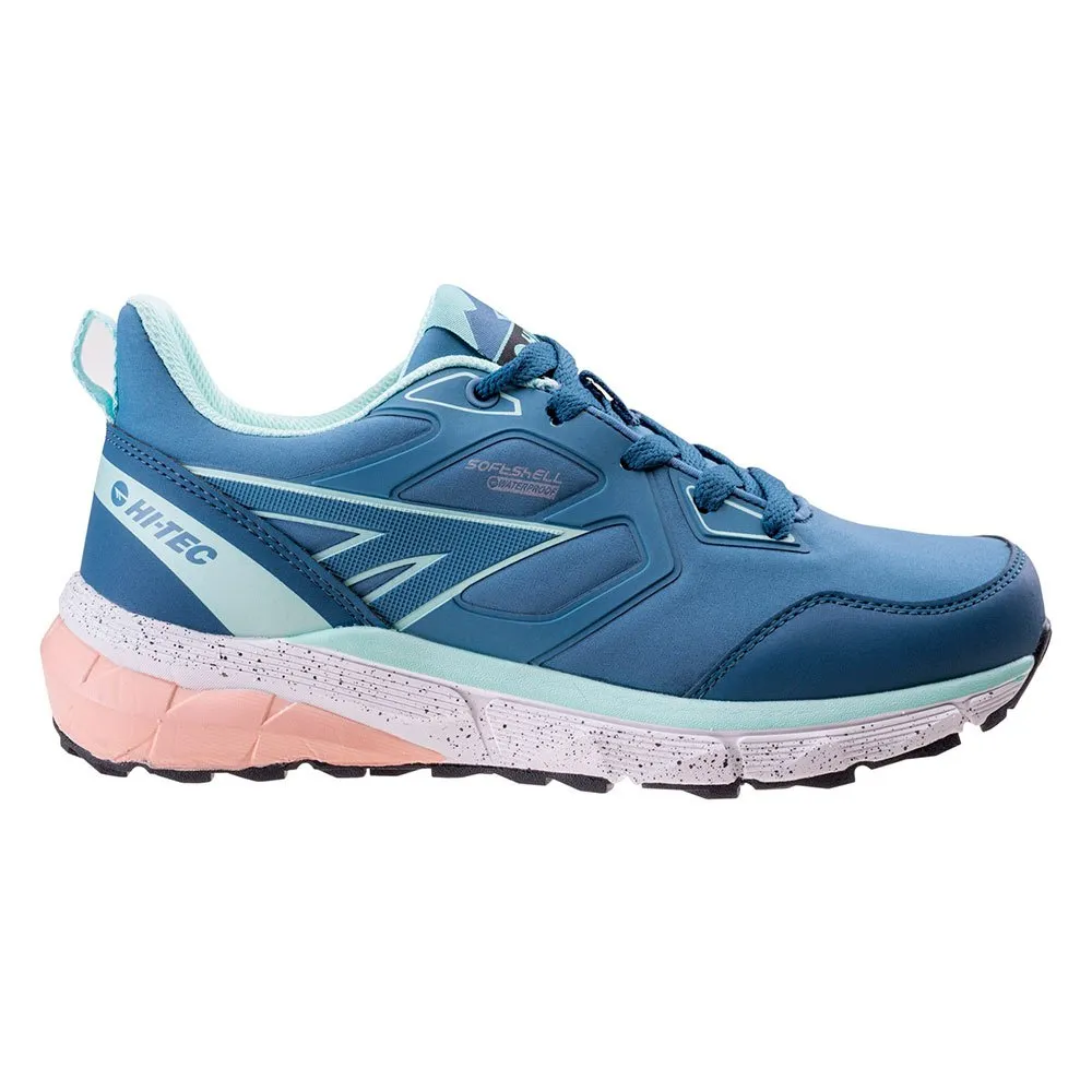 Hi-tec Bario Wp Vandringsskor, Smoke blue / mint / coral