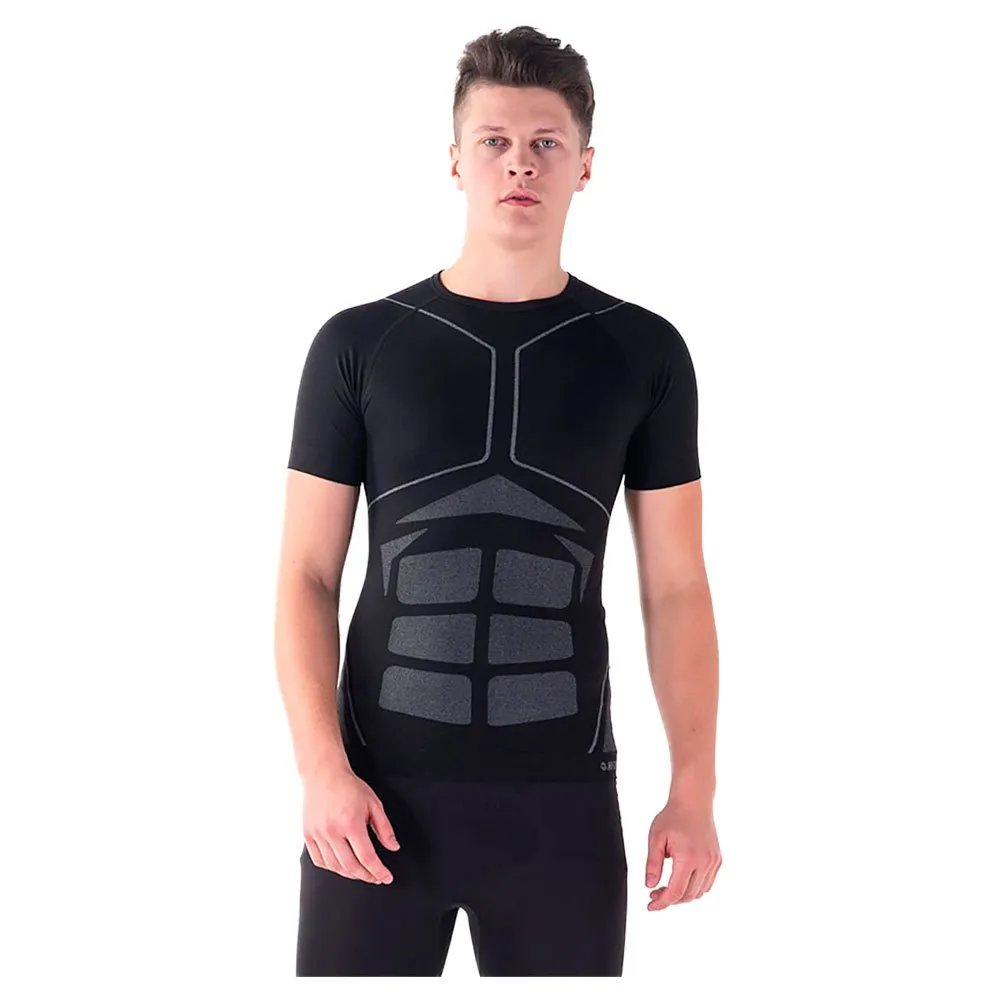 Hi-tec Berza T-shirt Med Korta ärmar, Black / grey