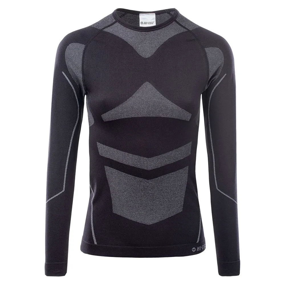 Hi-tec Buraz Top Långärmad Baslager, Black / grey Hi-tec Buraz Top Långärmad Baslager, Black / grey