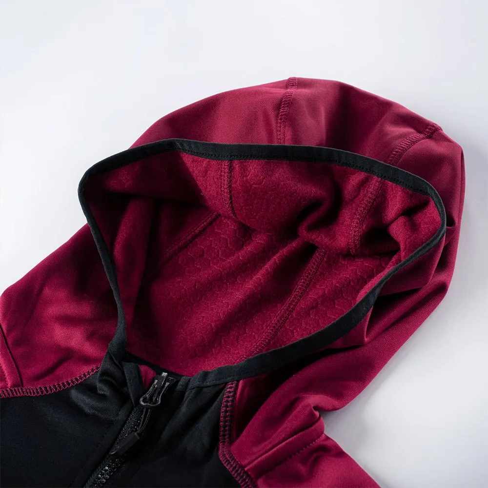 Hi-tec Camila Fleecejacka Med Dragkedja, Beet red / anthracite Hi-tec Camila Fleecejacka Med Dragkedja, Beet red / anthracite