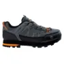 Dark grey / black / orange