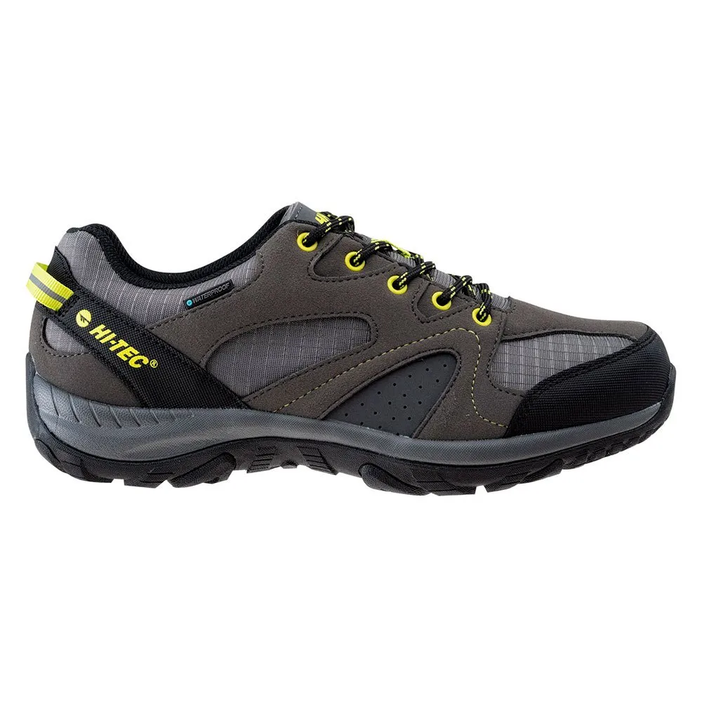 Hi-tec Harito Wp Vandringsskor, Dark grey / black / lime