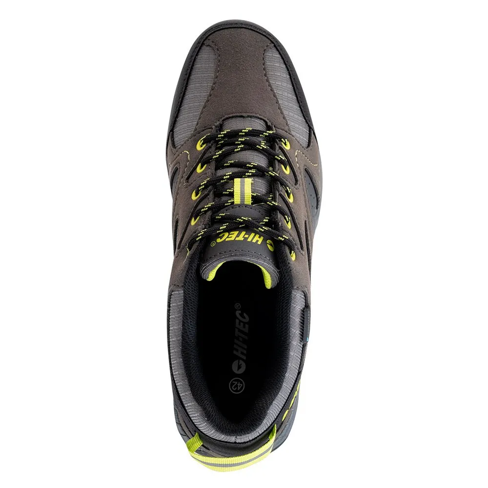 Hi-tec Harito Wp Vandringsskor, Dark grey / black / lime