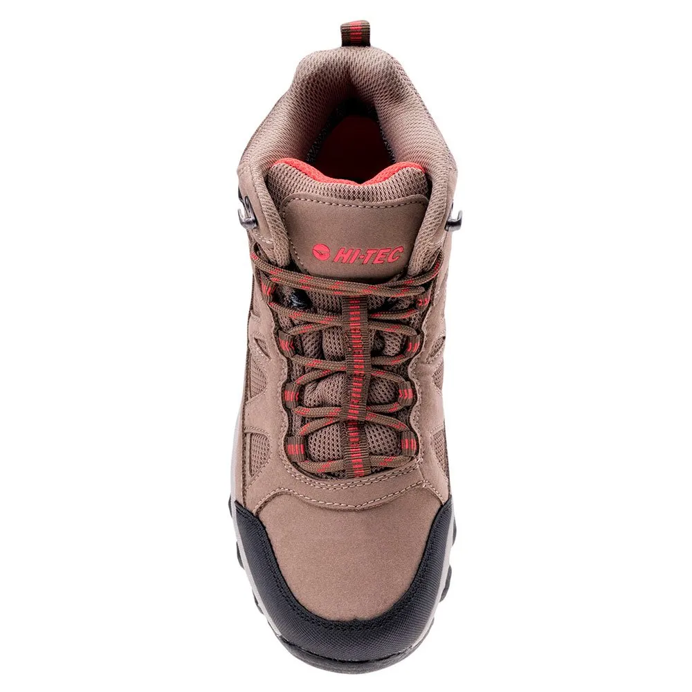 Hi-tec Lamite Mid Wp Vandringskängor, Smog / sand / watermelon red