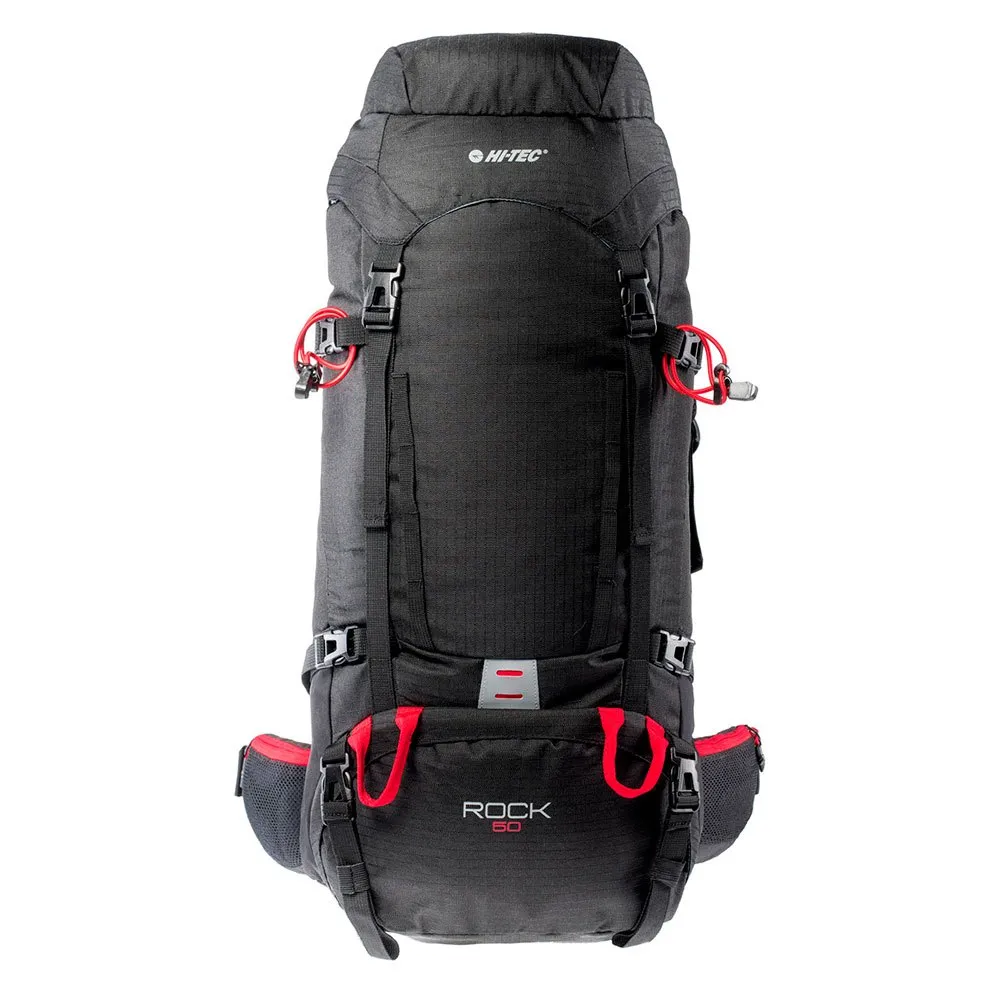 Hi-tec Rock 50l Ryggsäck, Black / high risk red