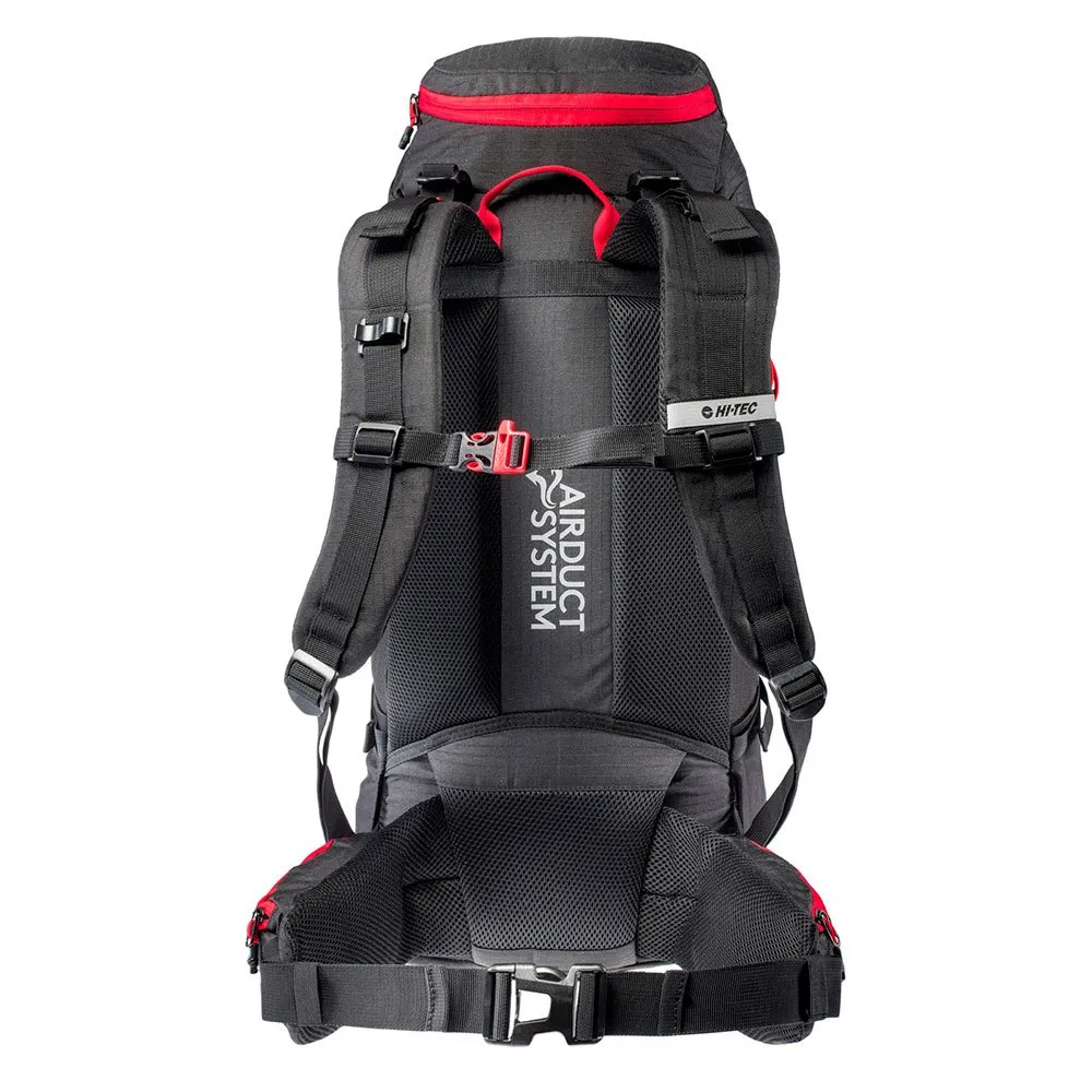 Hi-tec Stone 50l Ryggsäck, Black / high risk red