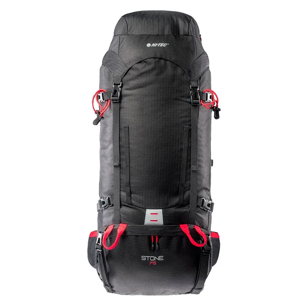 Hi-tec Stone 75l Ryggsäck, Black / high risk red Hi-tec Stone 75l Ryggsäck, Black / high risk red