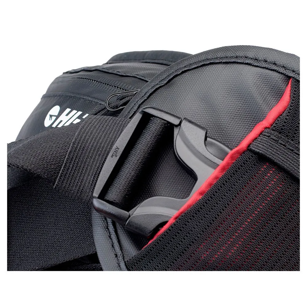 Hi-tec Sudetes Waistpack Midjeväska, Black / salsa