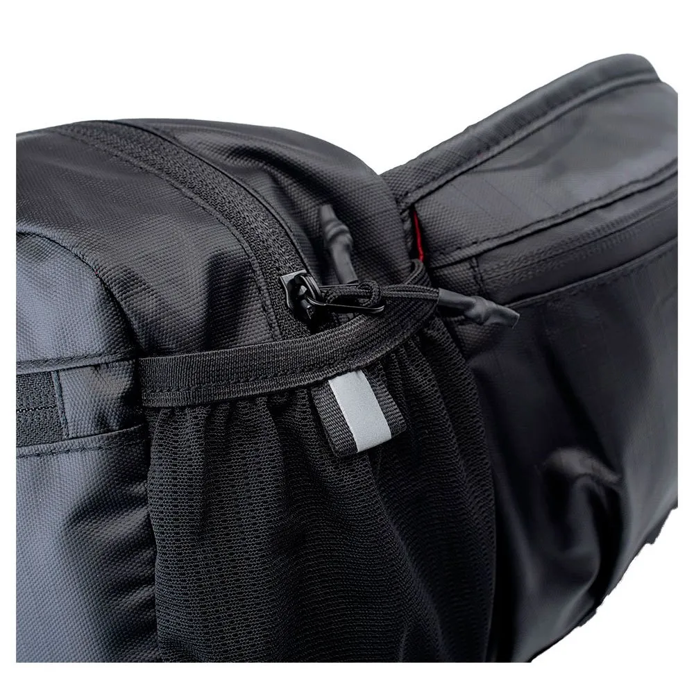 Hi-tec Sudetes Waistpack Midjeväska, Black / salsa