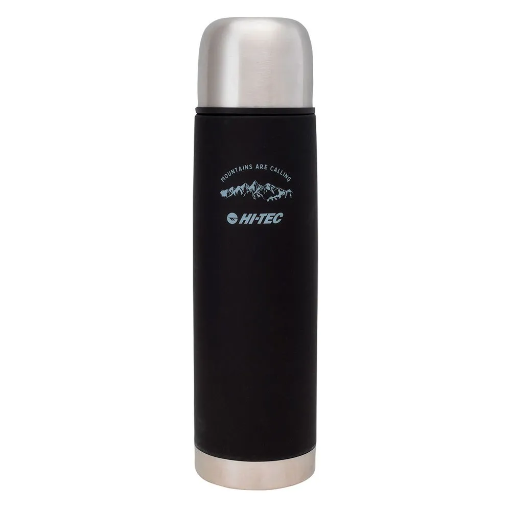 Hi-tec Teros 1000ml Termosflaska, Black / mountains print, One Size