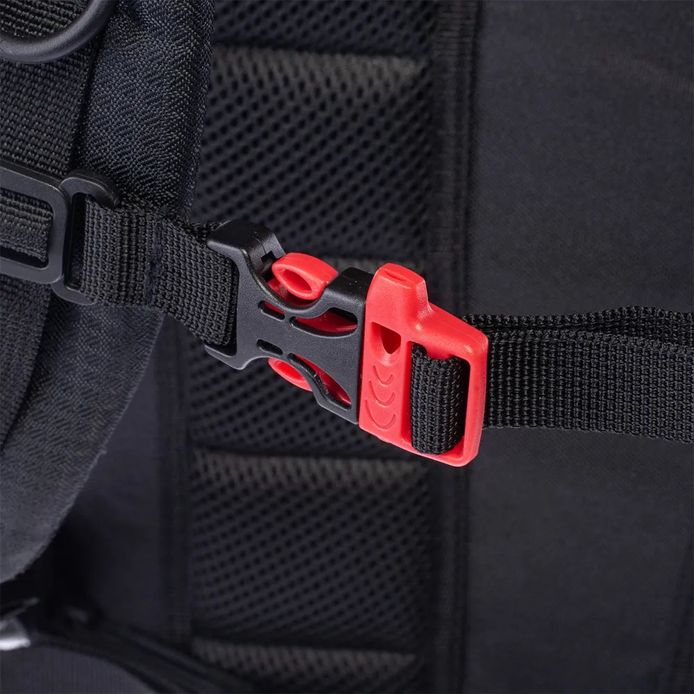 Hi-tec Trek 25l Ryggsäck, Black / red