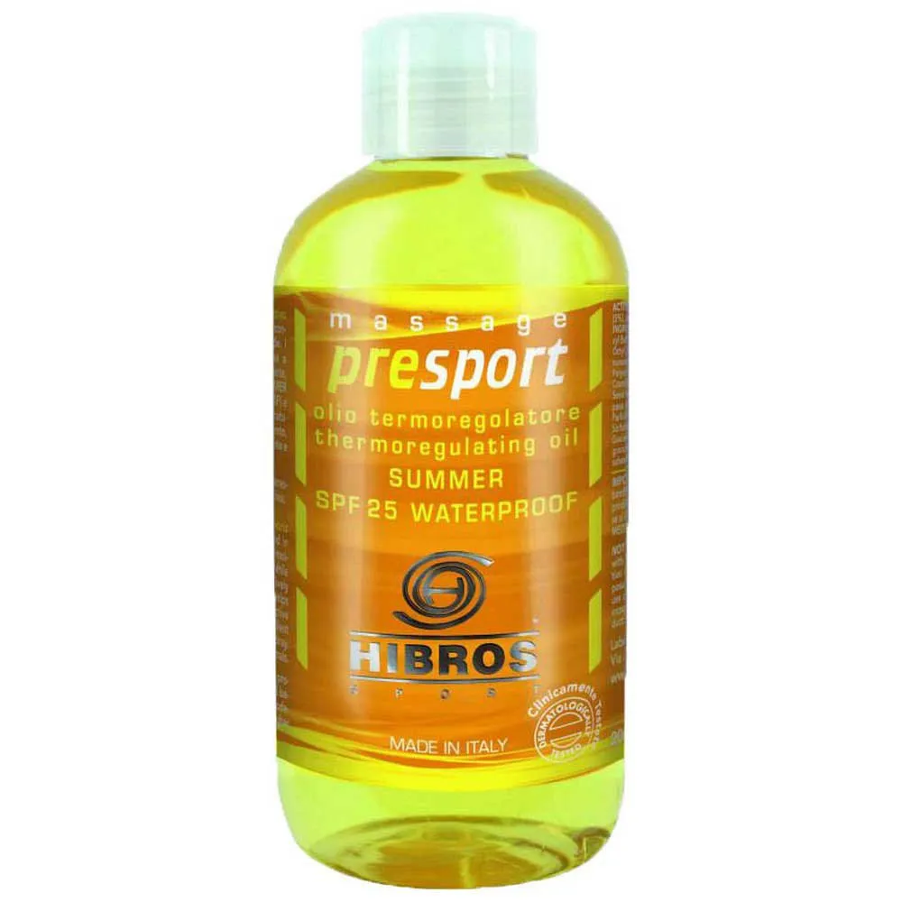 Hibros Presport Summer Olja 200ml, Blue, One Size