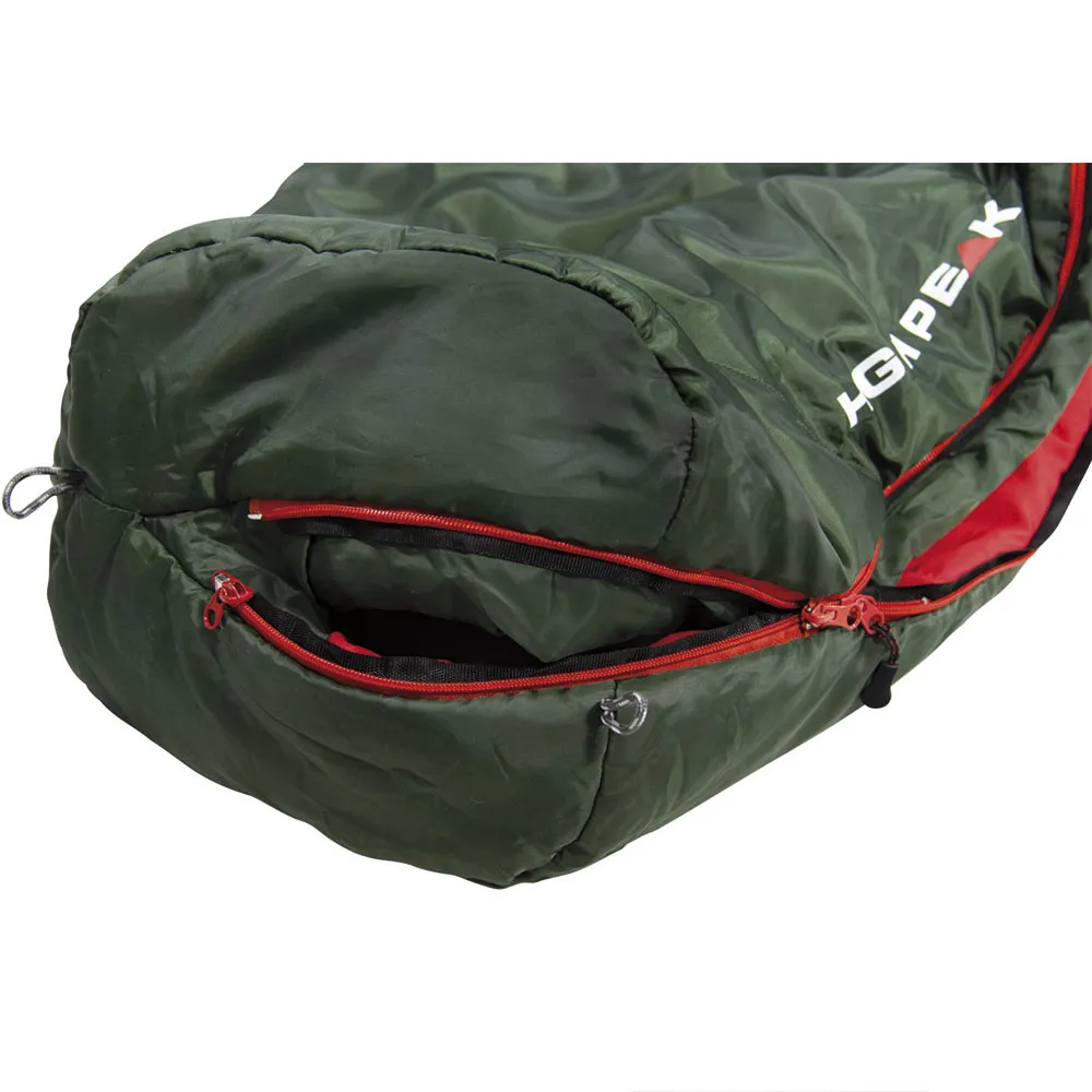 High Peak Black Arrow Eco Sovsäck, Green / red, Left