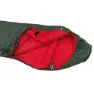 High Peak Black Arrow Sovsäck, Green / red, Left Zipper