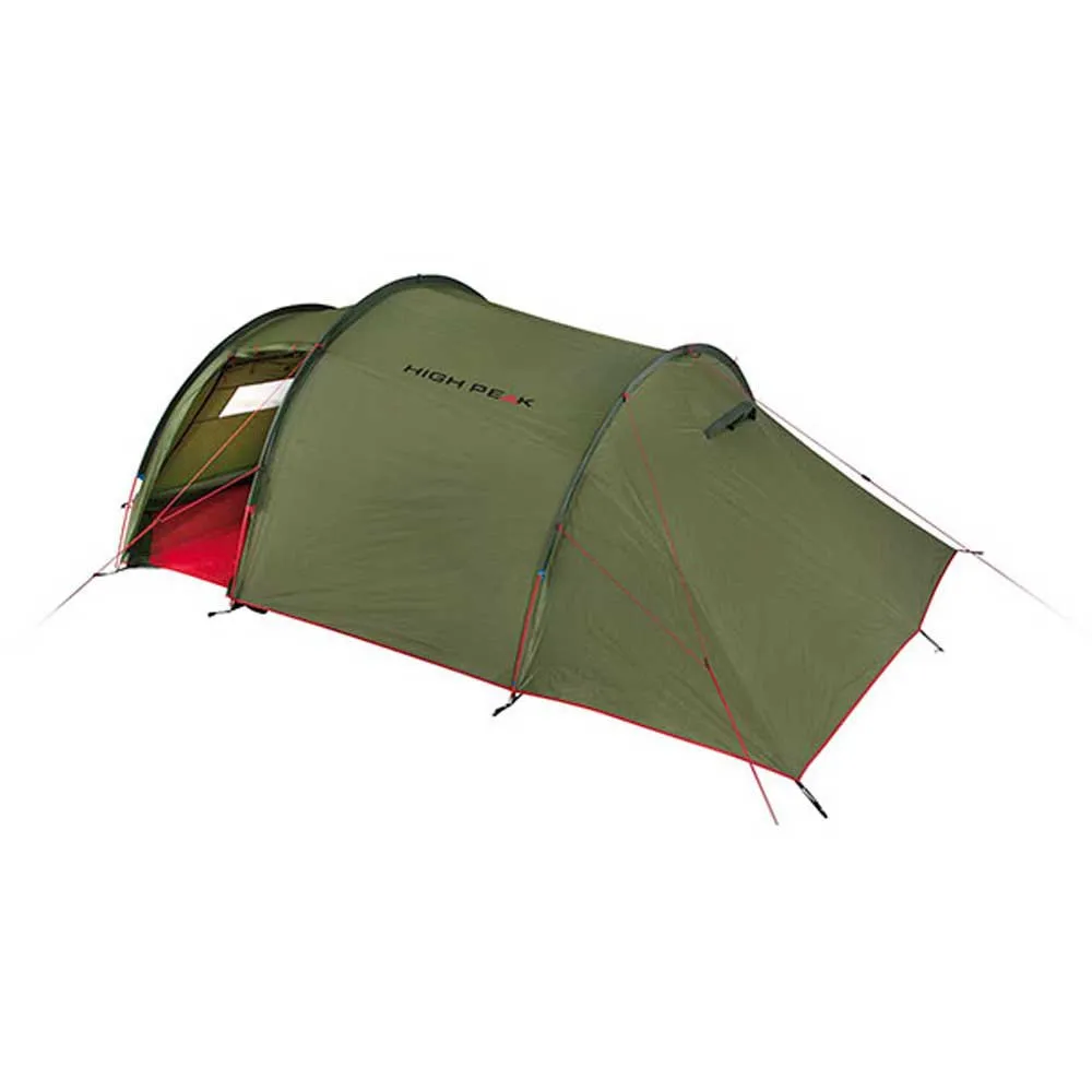High Peak Falcon 4 Tält, Pesto / red, 4 Platser