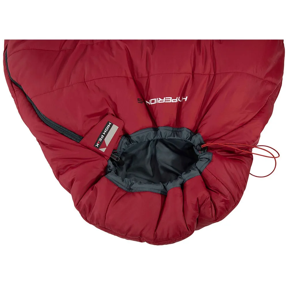 High Peak Hyperion 1m Sovsäck, Dark red / grey, Left