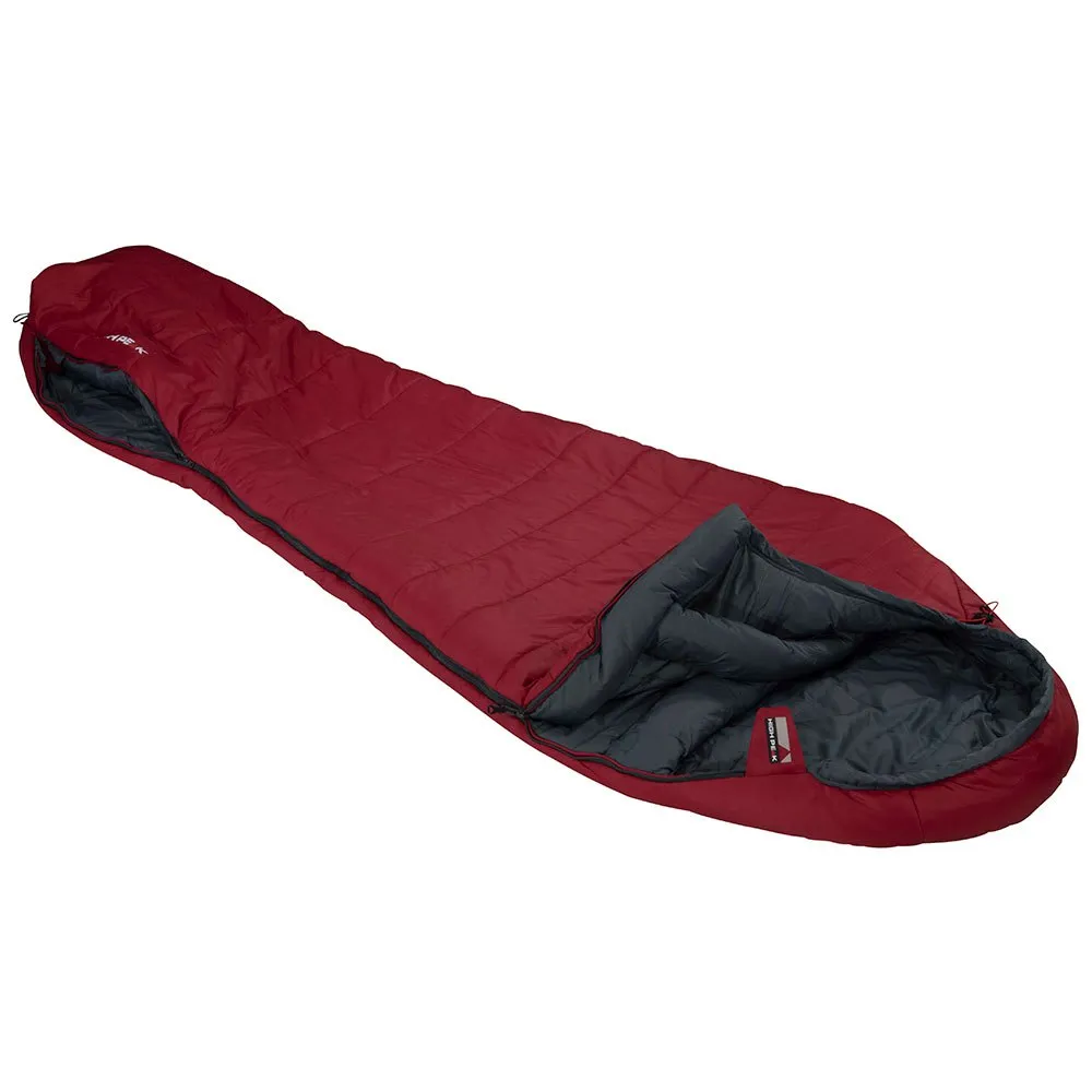 High Peak Hyperion 1m Sovsäck, Dark red / grey, Left